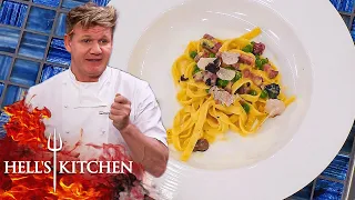 Gordon Loses It Over 'Sloppy' Pasta Presentation | Hell's Kitchen