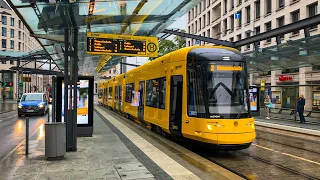 Trams in Dresden, Germany 🇩🇪 | 2023