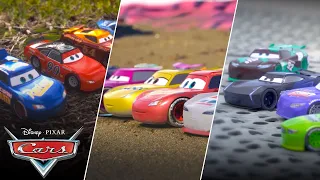 Lightning McQueen's Beach Race Competition | Cars Daredevil Garage | Pixar Cars