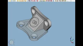 FreeCAD.#30. Инструмент "Притяжка". Пример использования