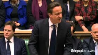 David Cameron's Commons tribute to Margaret Thatcher in full