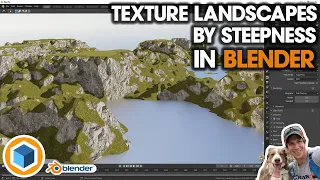 Texture Landscapes BY STEEPNESS in Blender!