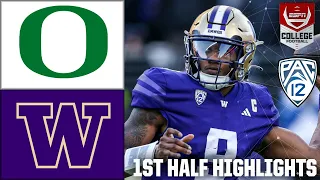 Oregon Ducks vs. Washington Huskies 1ST HALF HIGHLIGHTS | ESPN College Football