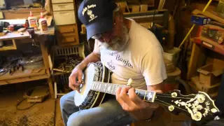 “Arthur Hatfield Plays ‘Big Country’ on a Buck Creek Banjo.”