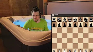 Magnus Carlsen streams Titled Tuesday March 2023 ( HOT TUB STREAM )