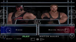 WWE SmackDown here comes the pain Kane vs Kevin Nash TLC Match