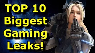 TOP 10 Biggest Leaks in Gaming History!