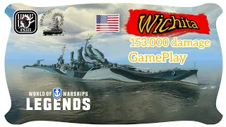 KyJlJlerOk WOWS LEGENDS: Wichita VII GamePlay