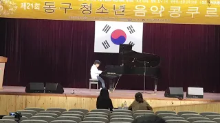 동구청소년콩쿠르 초1-2☆금상 Moszkowski tarantella op.77 no.6