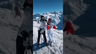 ОЛЯ БУЗОВА И КЛАВА КОКА НА ГОРНЫХ ЛЫЖАХ СВЭГ🎿⛷️🏂🔥❤️💃