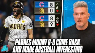 Padres Come Back From 8-0, Pull Off Electric Moment To Beat The Cubs | Pat McAfee Reacts