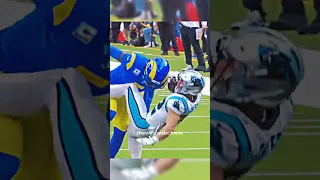 Jalen Ramsey HUGE HIT on Christian McCaffrey 😱💪 #shorts