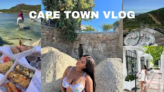 Cape Town Vlog: beach horse ride,luxe brunch, mcc & wine tasting |Franschhoek |Stellenbosch |Clifton