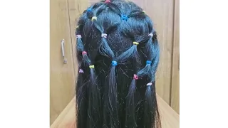 Spider Web Hairstyle/Trendy Web Hairstyle for long Hair/#Lovely LAAM Creations/