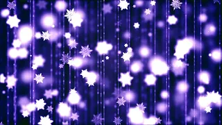 Two-hour relaxing screensaver with Background with nice falling snowflakes