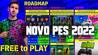 SAIU ! NOVO PES 2022 😱 TODAS AS NOVIDADES DO EFOOTBALL O PES 2022