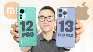 So sánh Xiaomi 12 Pro và iPhone 13 Pro Max: Quá bất ngờ về kết quả!