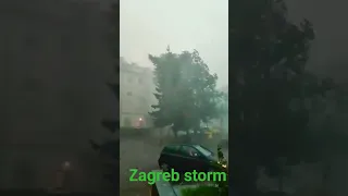 #storm #wind #rain #nature #mothernature #trees #outdoors #zagreb #goodtimes #croatia #blowing