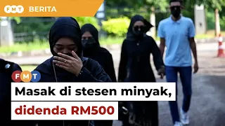 Masak mi segera di stesen minyak, 4 didenda RM500