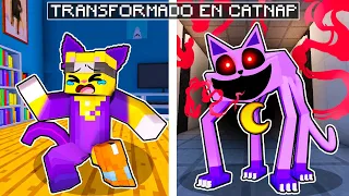 ¡De HUMANO a CATNAP en Minecraft! | MICHI MIAU se TRANSFORMA en CATNAP de POPPY PLAYTIME CHAPTER 3