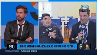 Ruggeri y maradona juntos