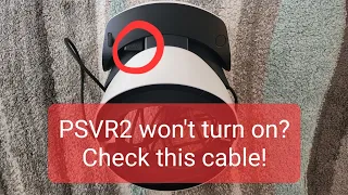 PSVR2 won't turn on? Here's a potential fix!