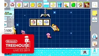 Super Mario Maker 2 Gameplay Pt. 3 - Nintendo Treehouse: Live | E3 2019