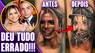 FAMOSOS QUE COBRIRAM TATUAGEM DE CASAL APÓS SEPARAÇÃO! | Virou Festa