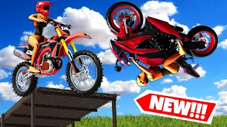 Doing EPIC JUMPS with Motorcycles & Dirt Bikes in BeamNG Drive Mods!