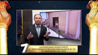 Bispo Edson Costa fala sobre o 7º aniversário do Templo de Salomão