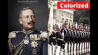 Kaiser Wilhelm II reviewing his troops at various parades [colorized] - 20k Sub Special
