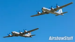 Bomber Parade! B-2/B-1/B-52/B-29/B-17/B-25 Formation Flybys - EAA AirVenture Oshkosh 2017