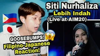 Siti Nurhaliza _ Lebih Indah AIM20 LIVE [FIL-JAPAN REACTS]