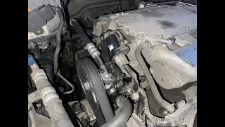 2005 Acura MDX  3.5l Power Steering Pressure Hose Replacement