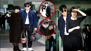 Lee Min Ho and Ku Hye Sun Spotted Together at Bangkok Thailand Airport After Attended The Event 😘💖