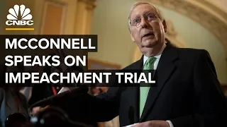 McConnell speaks amid questions over President Trump's impeachment trial – 1/7/2020