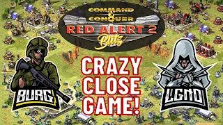 AWESOME GAME! - LGND vs Burg | Pro | $400 Red Alert 2 Tournament | Online 1v1 | Command & Conquer
