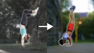 Real people - 3 month handstand progress