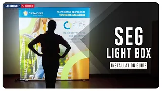 SEG LED Light Box Fabric Display - Installation Guide #lightbox