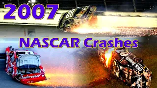 2007 NASCAR Crash Compilation - Wait