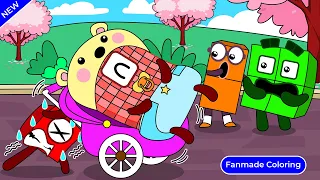 NB 100 Wants To be a Baby! Numberblocks Fanmade Coloring Story