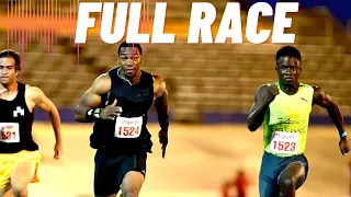 Full Race: Ackeem Blake Defeated Yohan Blake By A Whisker 6.63 To 6.64 Respectively