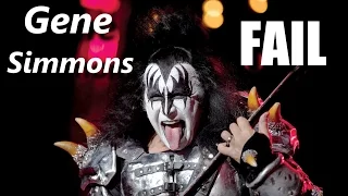 Gene Simmons FAIL | RockStar FAIL