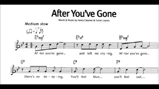 After You've Gone (Chords & Melody + Backing Track)