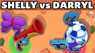 SHELLY PSG vs DARRYL | 1vs1 | NUEVAS SKINS |  PSG Brawl Stars