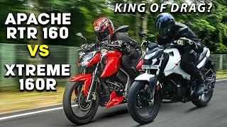 TVS Apache 160 4v vs Hero Xtreme 160R - Acceleration Comparison