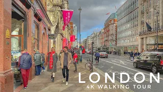 London Walk | Most Expensive Neighborhood in London MAYFAIR Posh area in Central London [4K HDR]