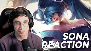 Arcane fan reacts to SONA (Voicelines, Skins, & Story) | League of Legends