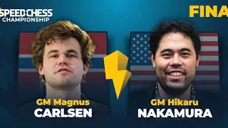 Magnus Carlsen vs Hikaru Nakamura • Speed Chess Championship, 2022