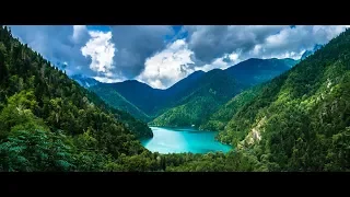 ABKHAZIA. YOU SHOULD SEE THIS! LAKE RITSA-HIGH-MOUNTAIN PEARL